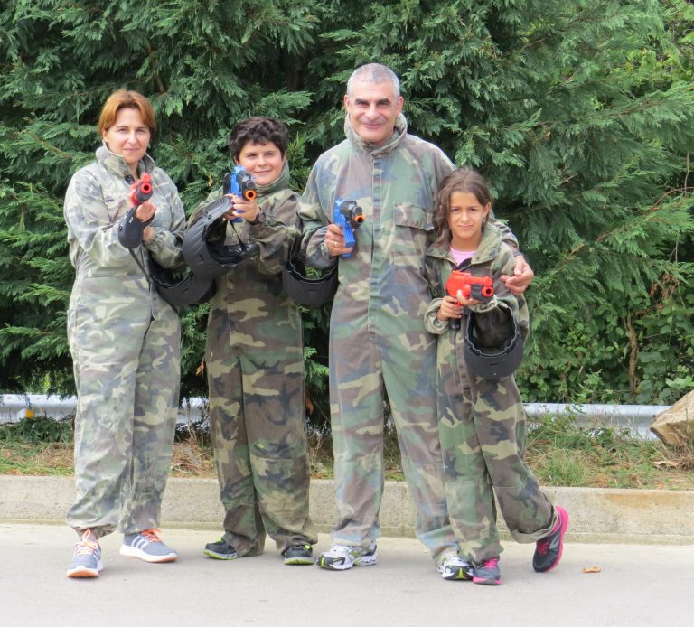 Paintball para toda la familia